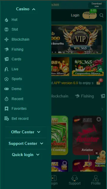 Games Available in PK365